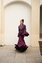 Cargar imagen en el visor de la galería, MANTON FABIOLA MORADO