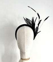 Cargar imagen en el visor de la galería, DIADEMA HOJAS BLACK