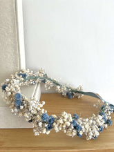 Cargar imagen en el visor de la galería, CORONA PANICULATA FLOR AZUL FRANCIA