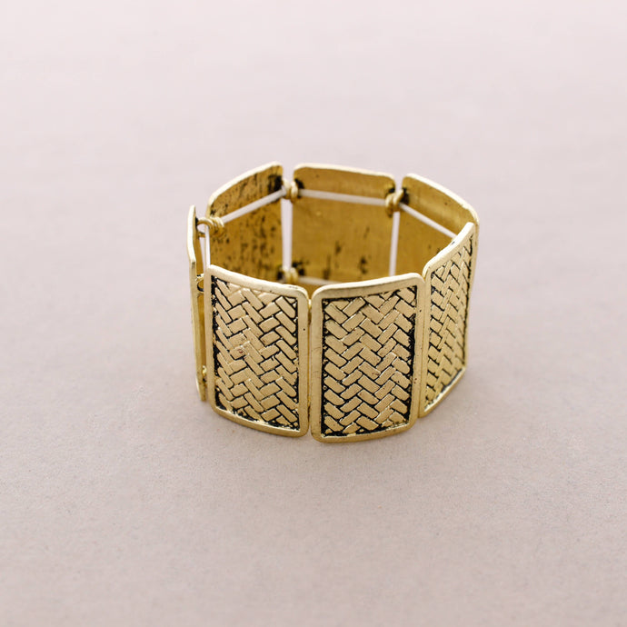 PULSERA METAL RECTANGULOS