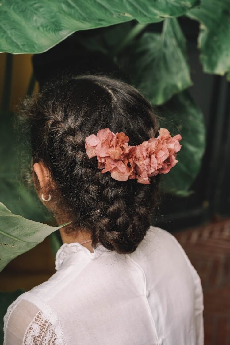 TOCADO HORTENSIAS PRESERVADAS