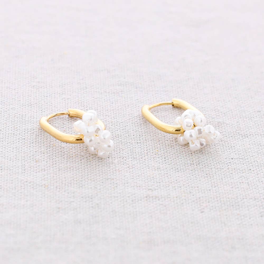 PENDIENTES ARO PERLITAS