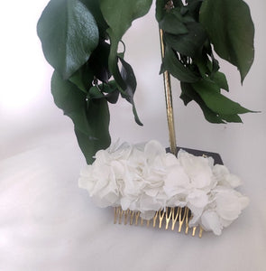 PEINA HORTENSIAS BLANCAS