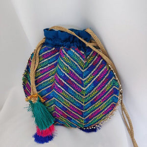 BOLSO  SACO BORDADO MULTI