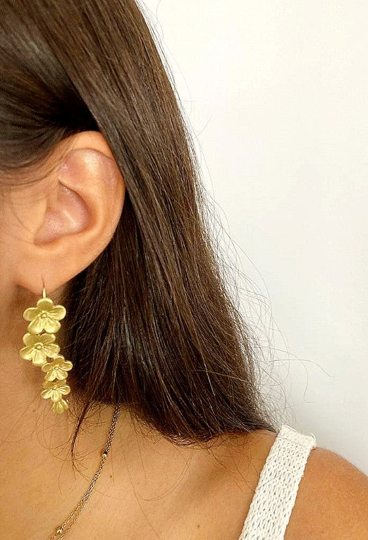 PENDIENTES RACIMO FLOR
