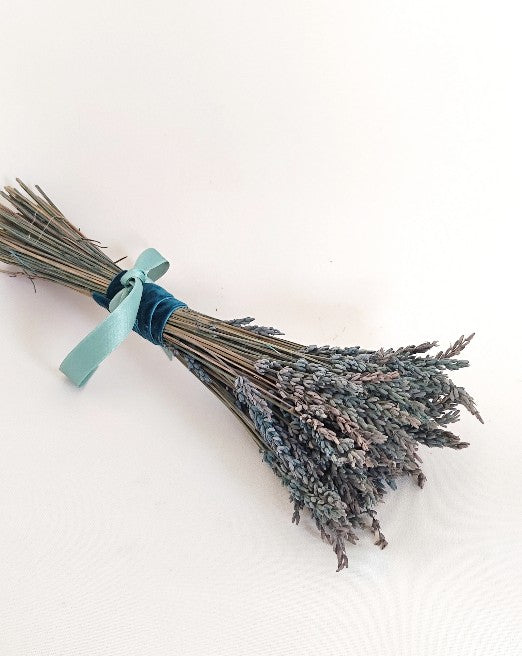 RAMO LAVANDA AZUL EMPOLVADO