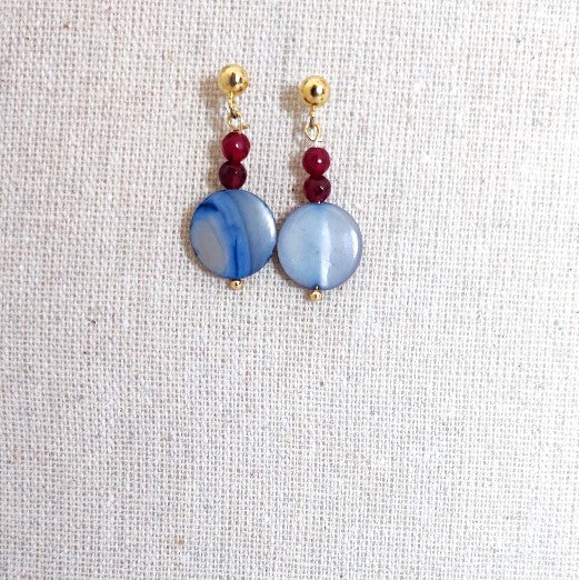 PENDIENTES NIÑAS PIEDRA