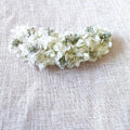 TOCADO HORTENSIAS EN VERDE AGUA EMPOLVADO