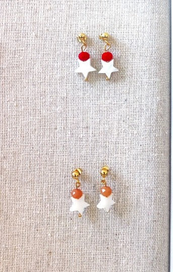 PENDIENTES ESTRELLA NACAR