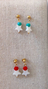 PENDIENTES ESTRELLA NACAR