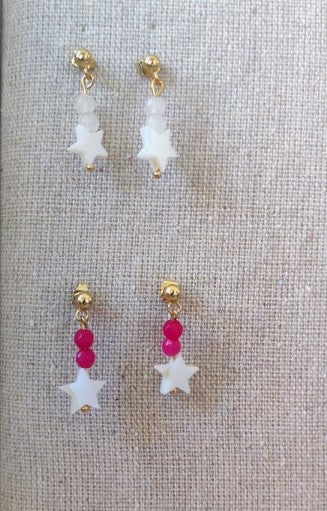 PENDIENTES ESTRELLA NACAR