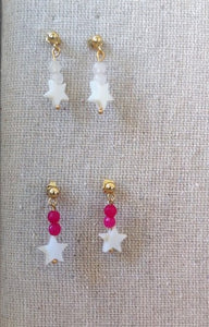 PENDIENTES ESTRELLA NACAR