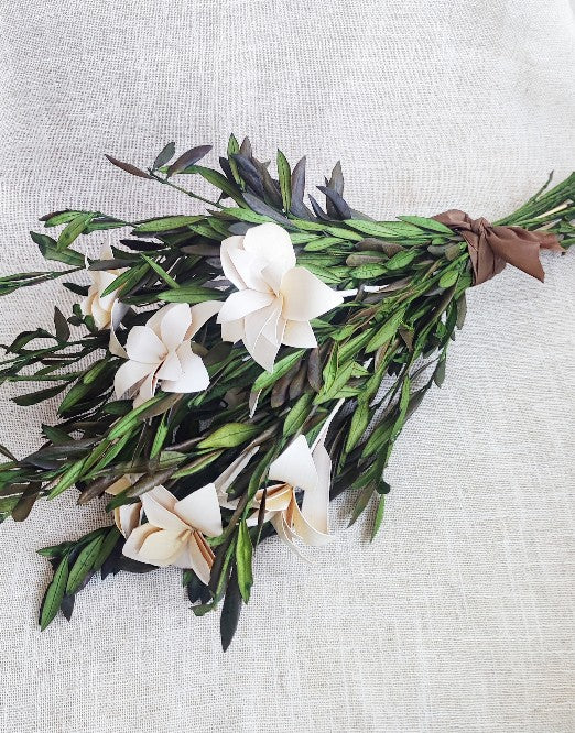 RAMO OLIVO Y MAGNOLIA – capellina - Main Image