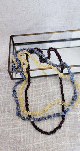 COLLAR  PIEDRAS NATURALES MAR