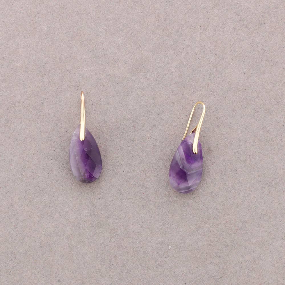 PENDIENTES GOTA PIEDRA