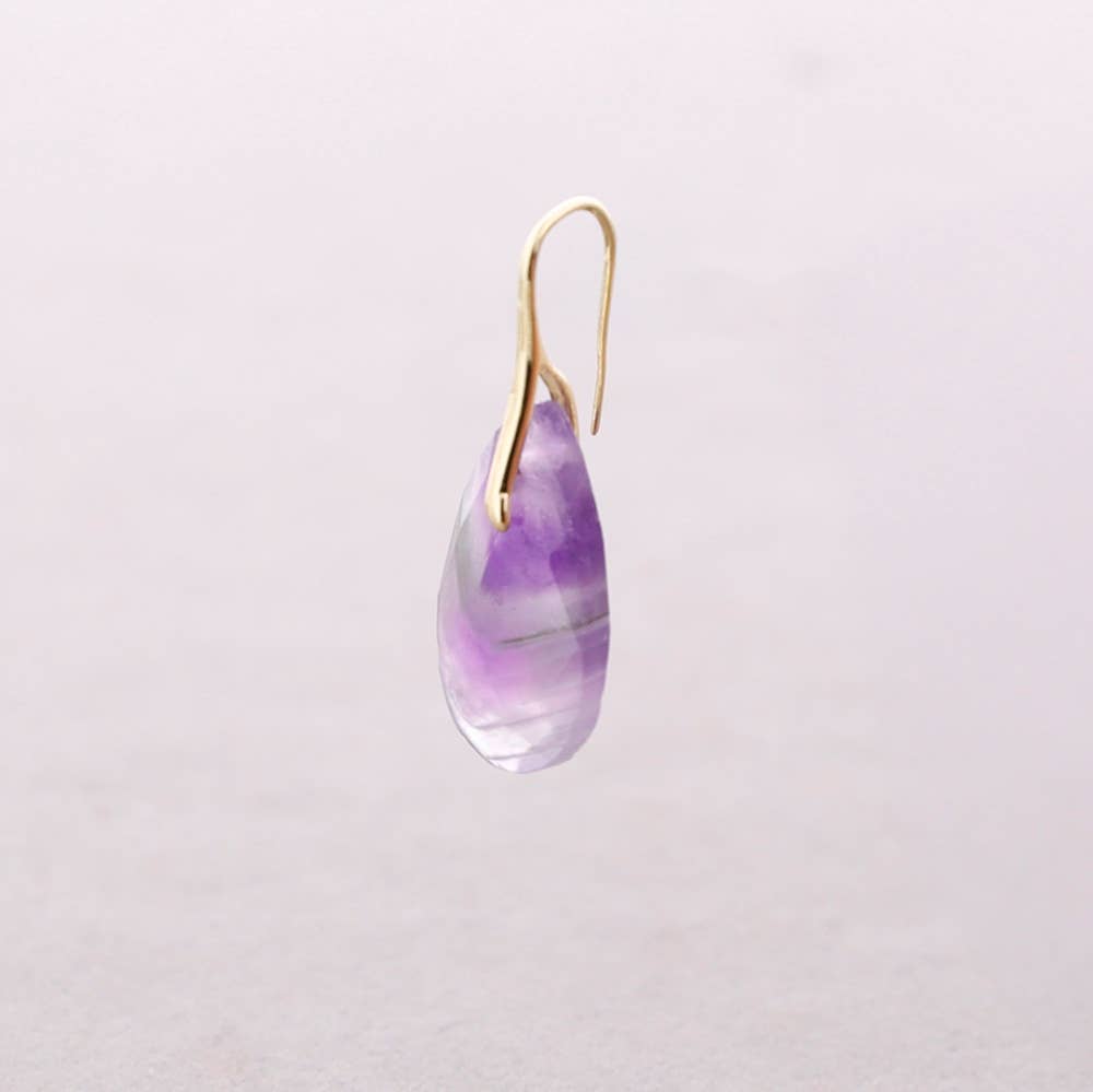 PENDIENTES GOTA PIEDRA