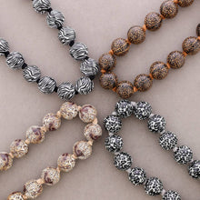 Cargar imagen en el visor de la galería, COLLAR NUDOS PIEDRAS NATURALES
