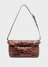 Cargar imagen en el visor de la galería, BOLSO BRILLANTE CON LENTEJUELAS BURDEOS
