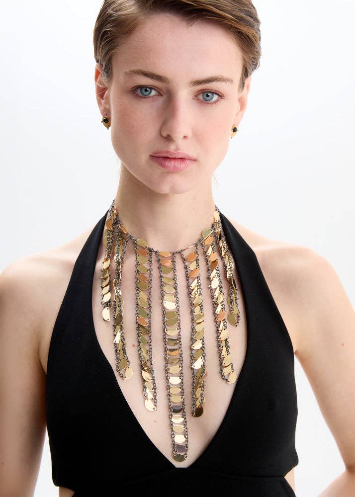COLLAR ÉTNICO CON COLGANTES