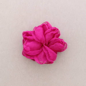 BROCHE FLOR SEDA PETALE