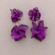 Cargar imagen en el visor de la galería, PENDIENTES FLOR GASA
