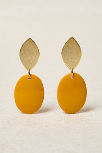 PENDIENTES HOJA DE LATÓN