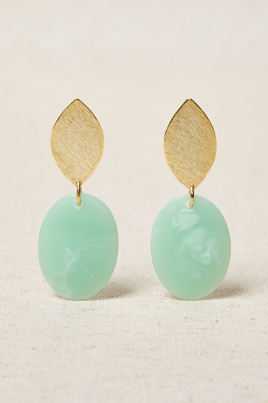PENDIENTES HOJA DE LATÓN