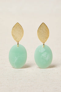 PENDIENTES HOJA DE LATÓN
