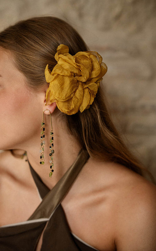 BROCHE FLOR SEDA PETALE