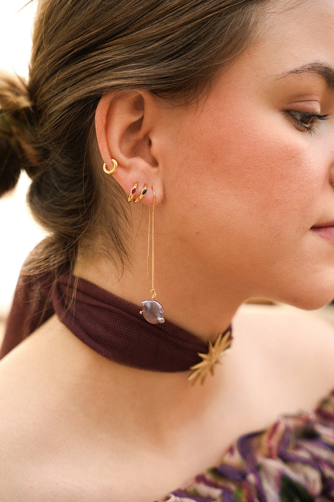 PENDIENTES LAVANDA