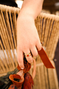 ANILLO PIEDRA CORAL