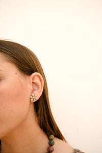 PENDIENTES FLOR MENTA