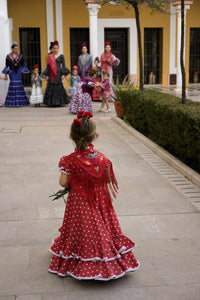 MANTON VALERIA ROJO NIÑA