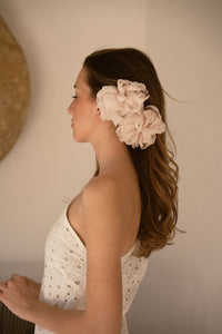 BROCHE FLOR SEDA PETALE