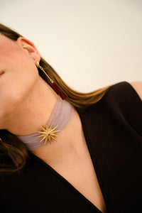 CHOKER VIOLACEO