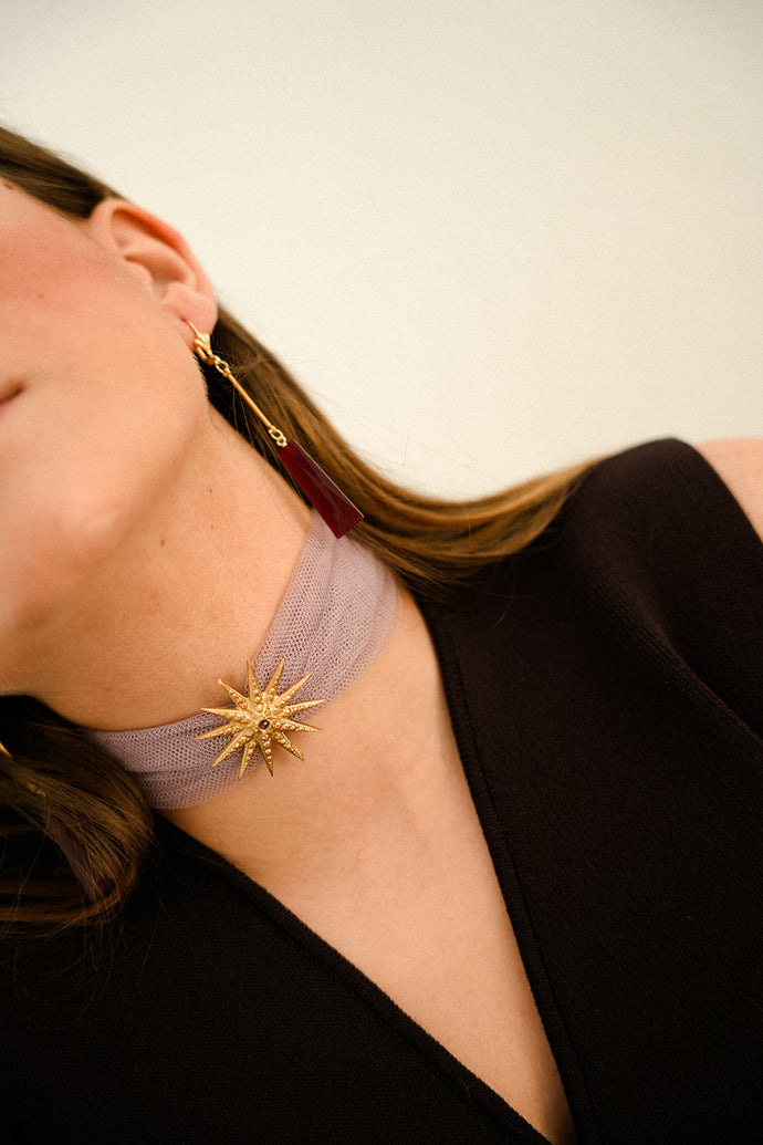 CHOKER VIOLACEO