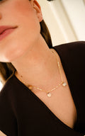 COLLAR PIEDRA HUESO