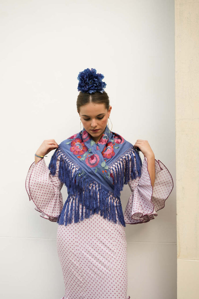 MANTÓN VALERIA AZUL