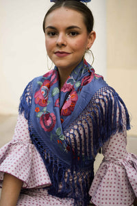 MANTÓN VALERIA AZUL