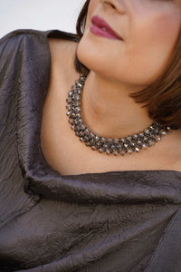CHOKER Y PULSERA HUMO
