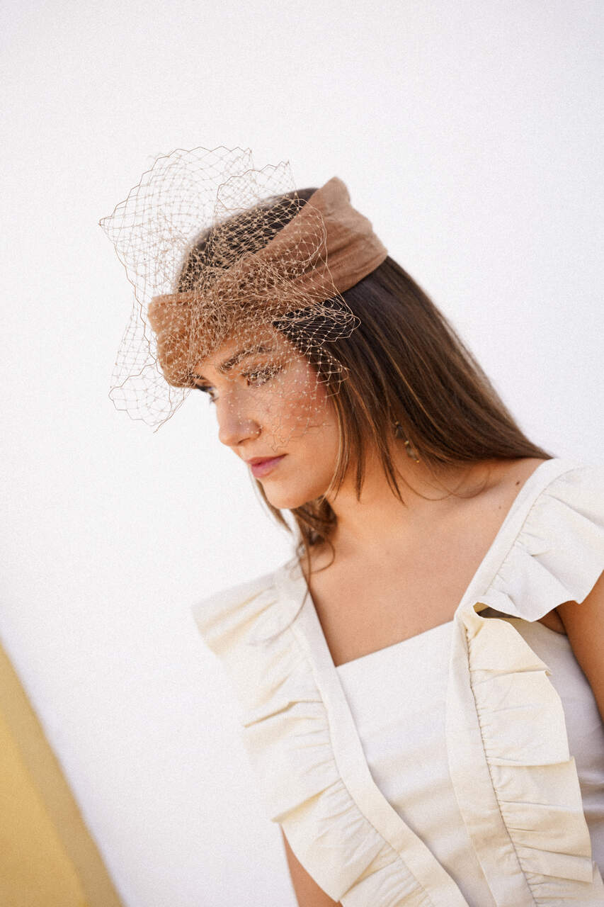 TURBANTE MARRON COBRIZO