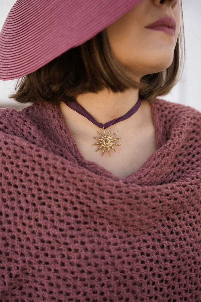 CHOKER GASA ESTRELLA