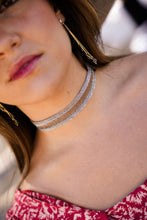 Cargar imagen en el visor de la galería, CHOKER HILOS PLATA

