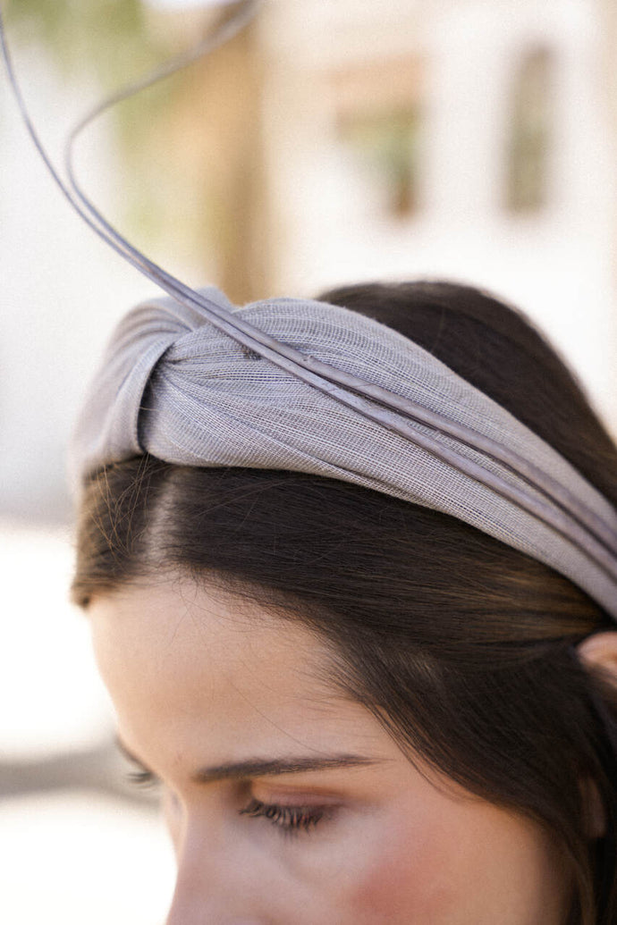 DIADEMA GRIS PERLA
