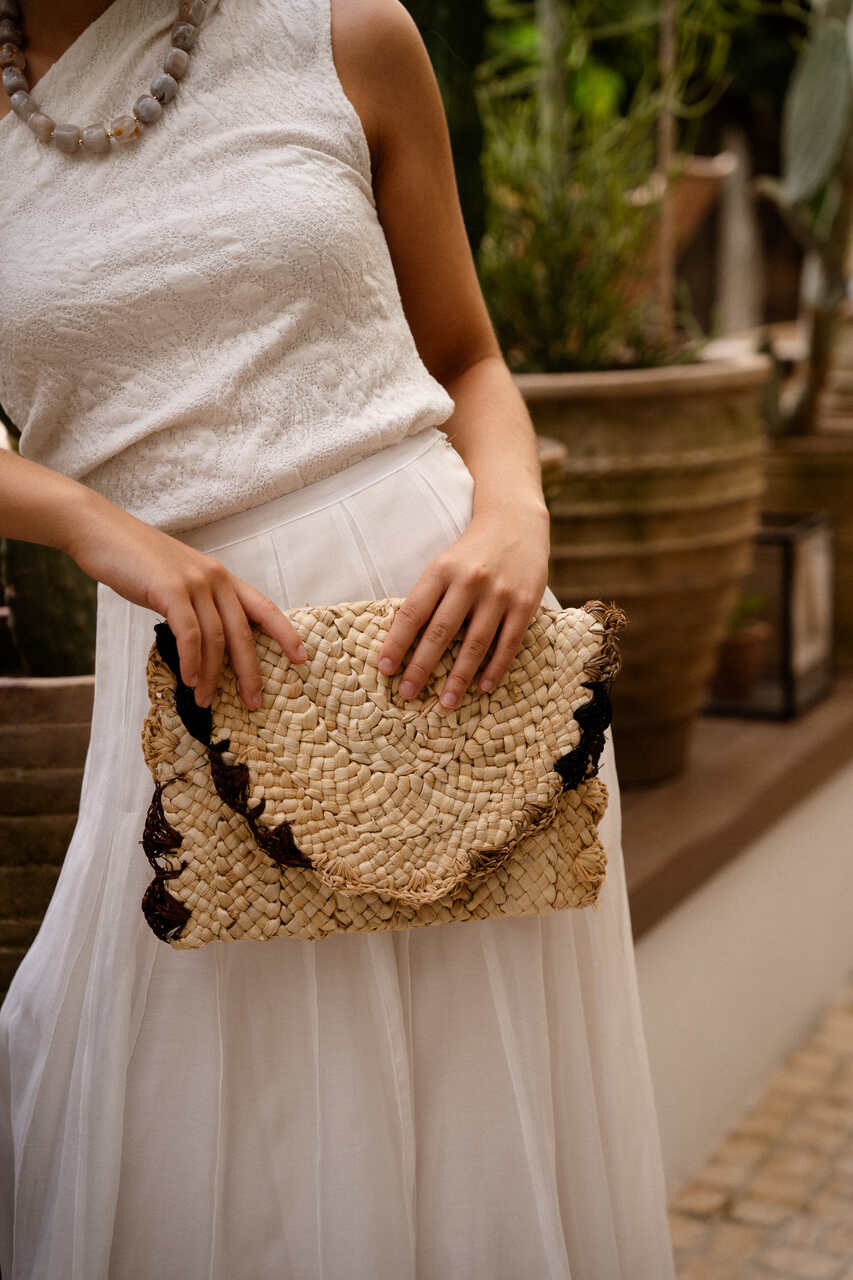 SYMI POCHETTE EN PAJA