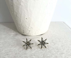 PENDIENTES ESTRELLA PERLA