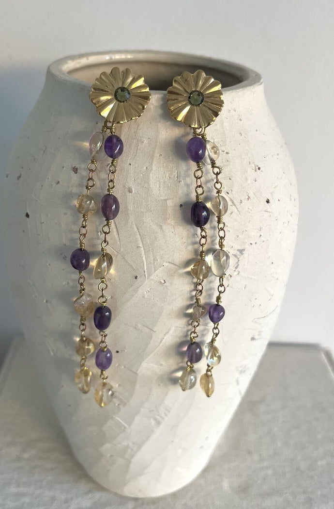 PENDIENTES LIRIO