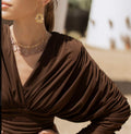 CHOKER CADENA LILA