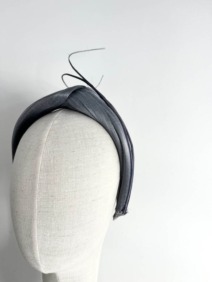 DIADEMA GRIS PERLA