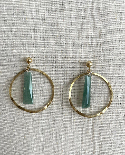 PENDIENTES PIEDRA AGATA